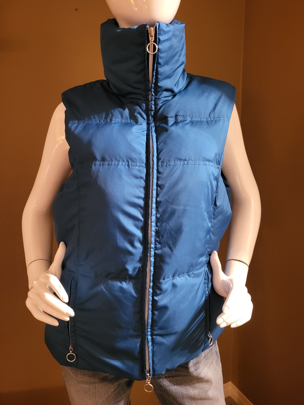 Ricki's Blue Quilted Puffer Vest - Picture 4 of 4